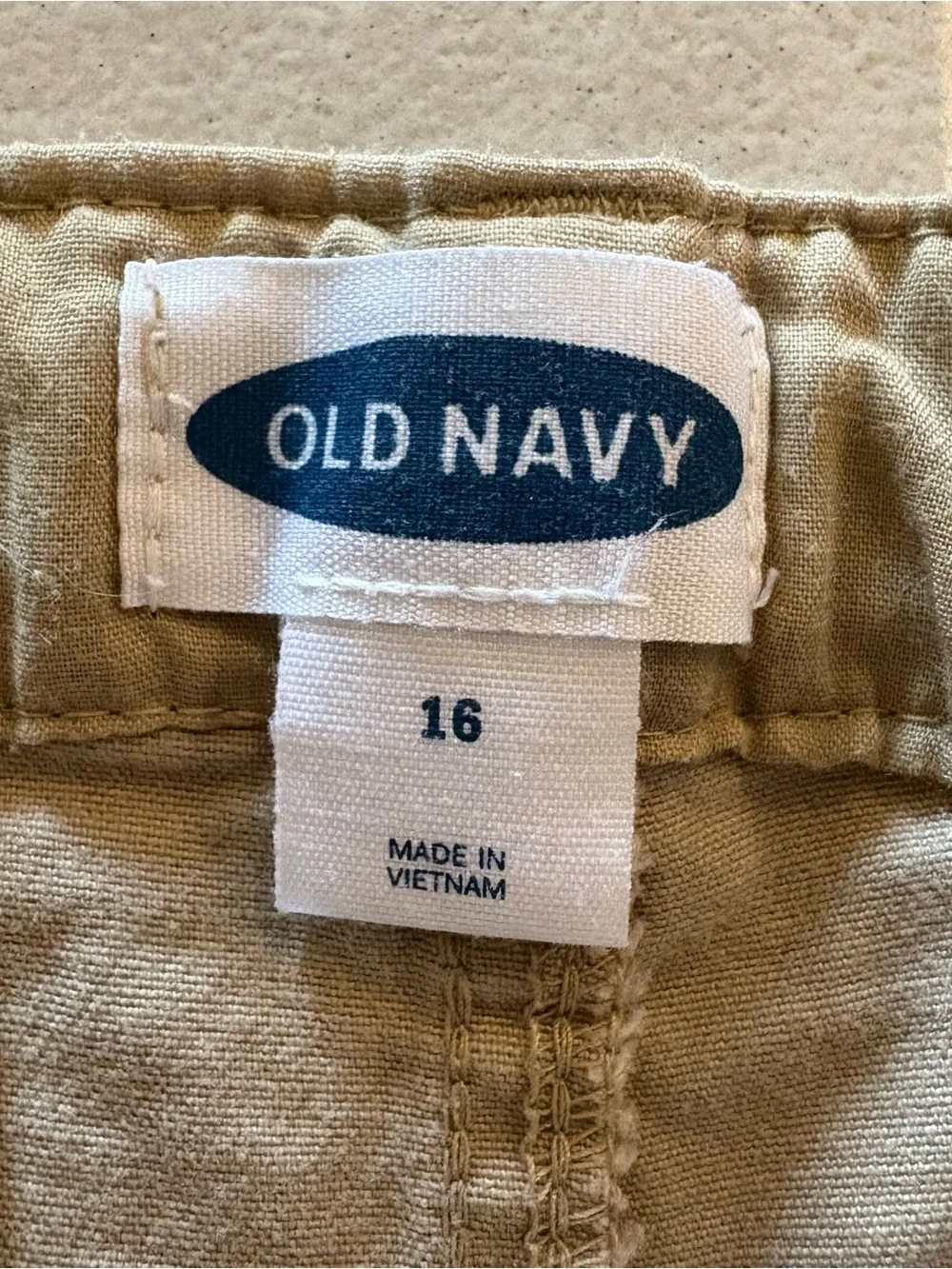 Lot of 4 School Uniform Shorts Pants Boys Size 16 Old Navy George Khaki Chico